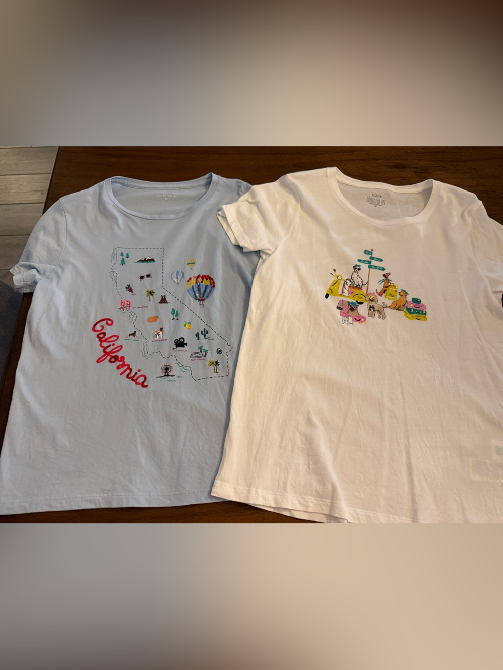 Lot Bundle of 8 J.Crew Collector Tee’s Shirts Women’s Size Medium - Picture 2 of 6